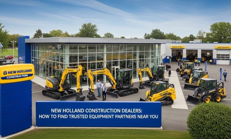 New Holland Construction dealers offering heavy equipment, excavators, and construction machinery with professional support